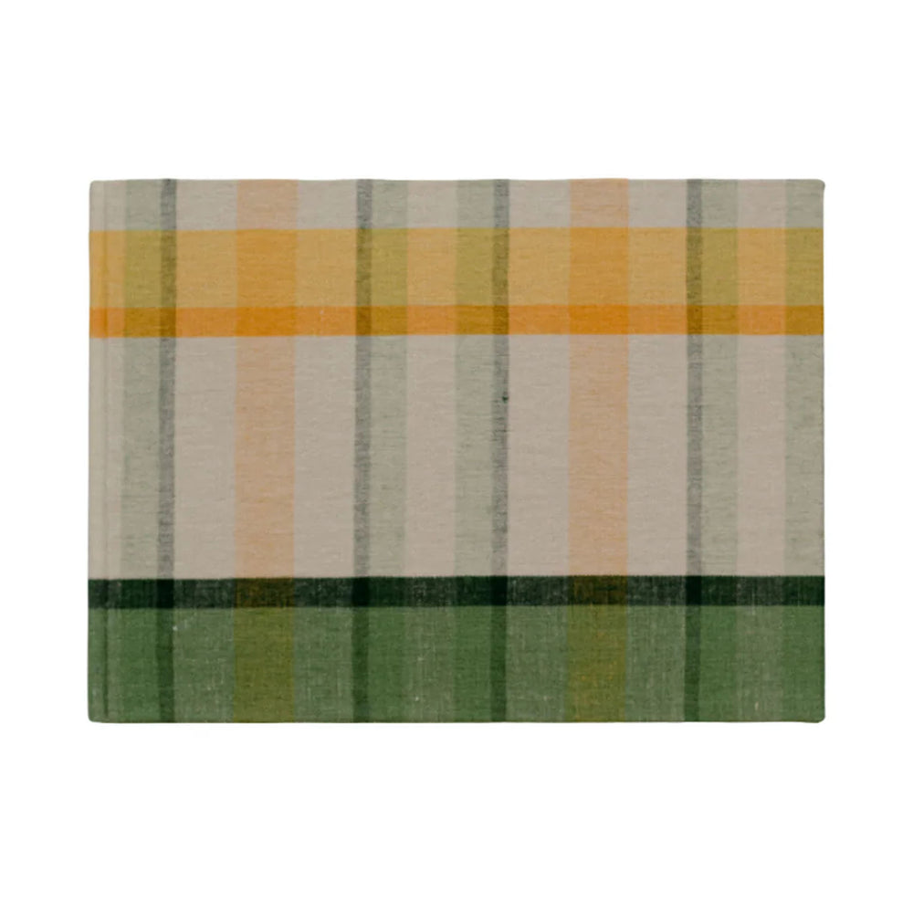 Guest Book in Plaid