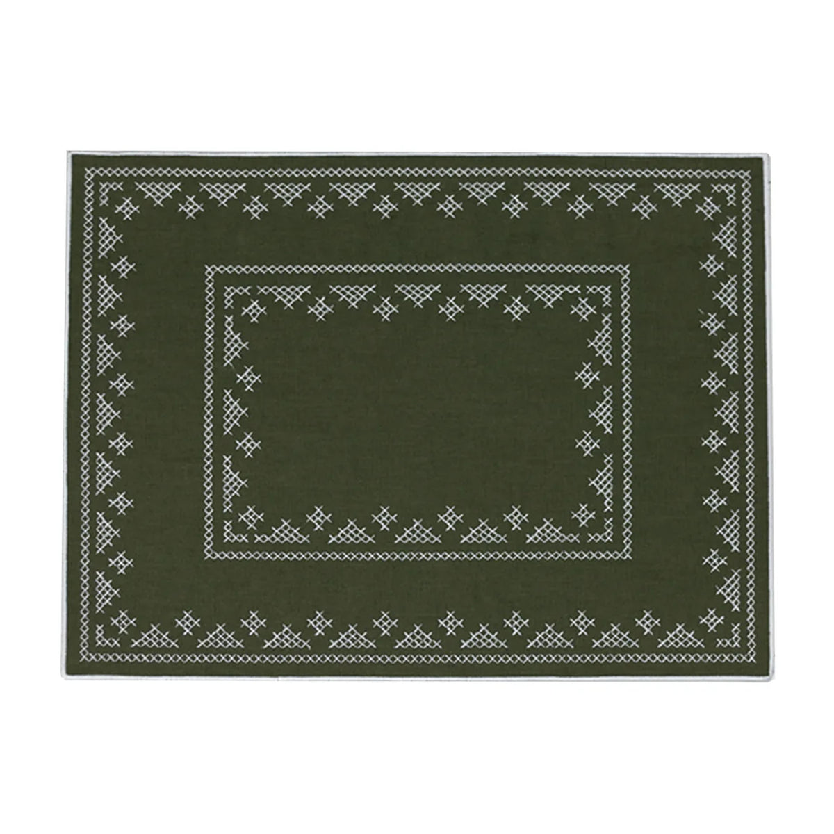 Pedralbes Placemats in Olive, Set of 4