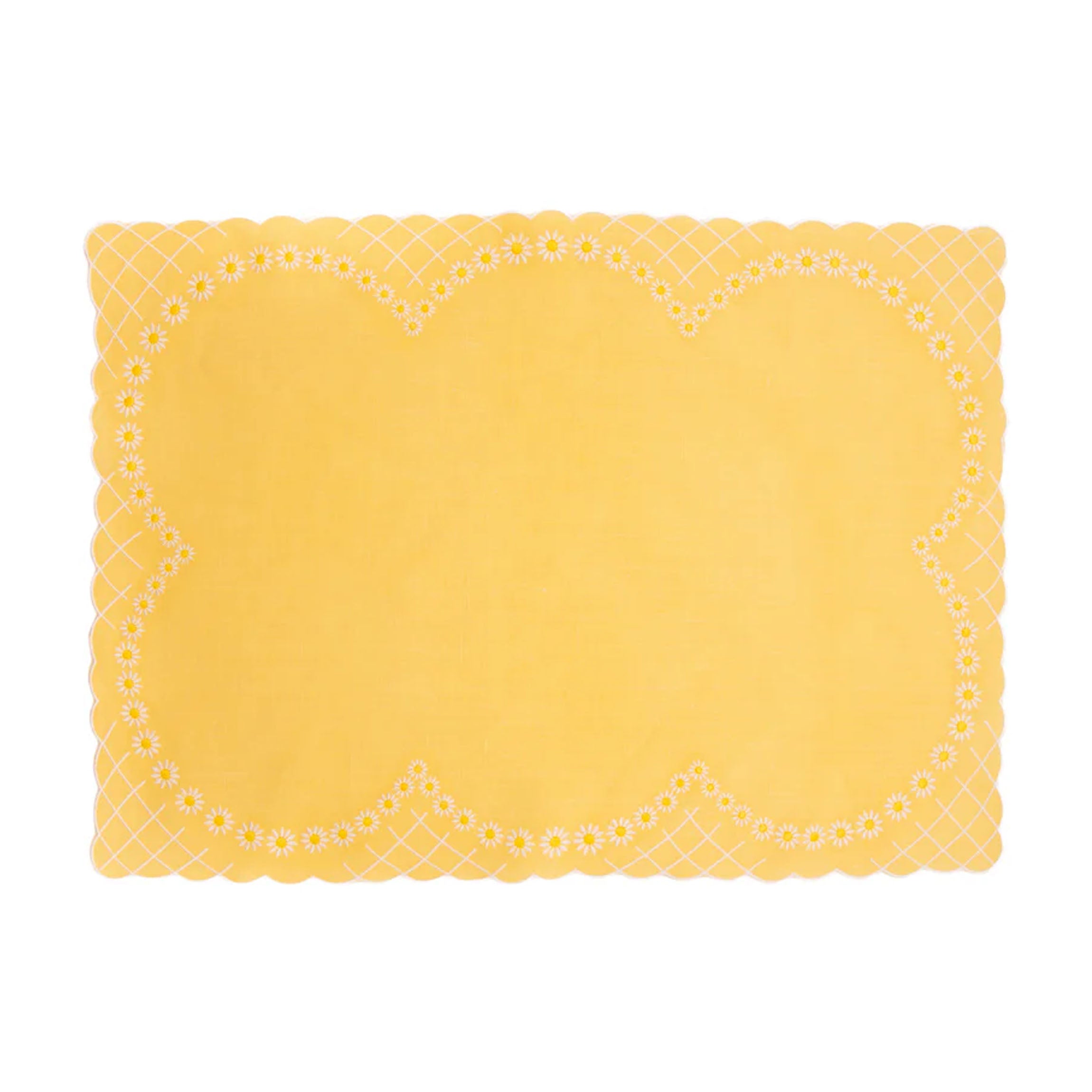 Daisy Placemat in Yellow