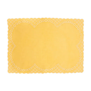 Daisy Placemat in Yellow