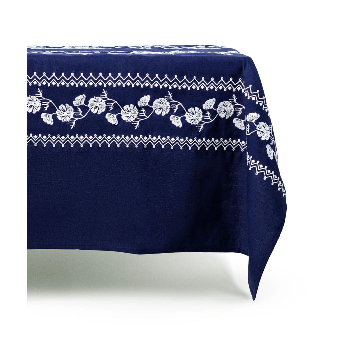 Cosmo Rectangular Tablecloth in Navy