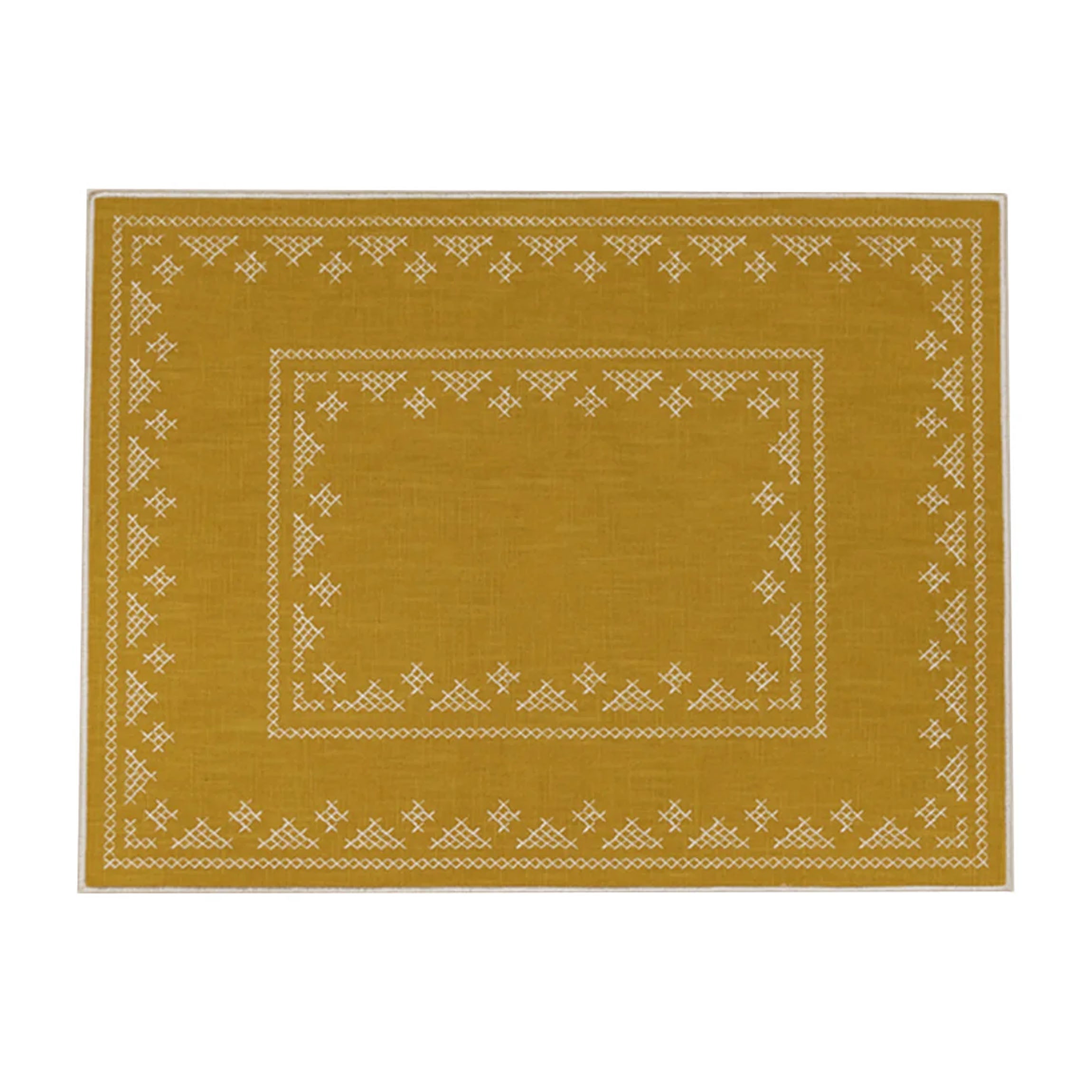 Pedralbes Placemats in Marigold, Set of 4