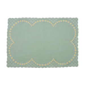 Daisy Placemat in Celadon