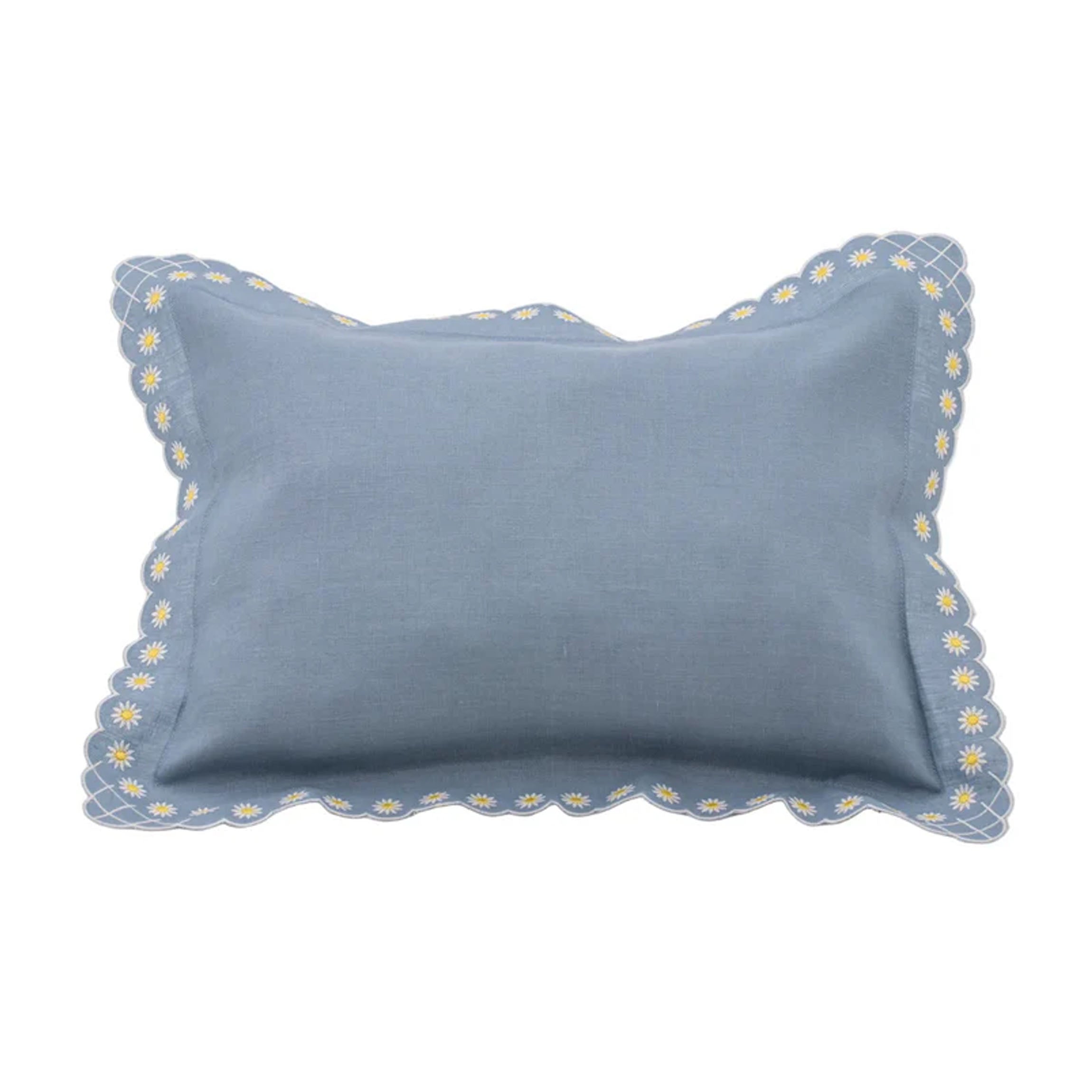 Daisy Boudoir Sham in Blue