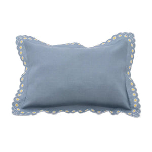 Daisy Boudoir Sham in Blue