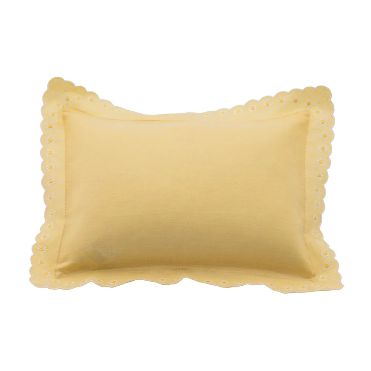 Daisy Boudoir Sham in Yellow