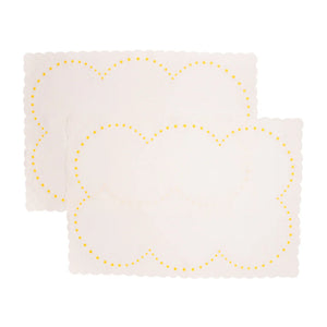 Daisy Placemat in White