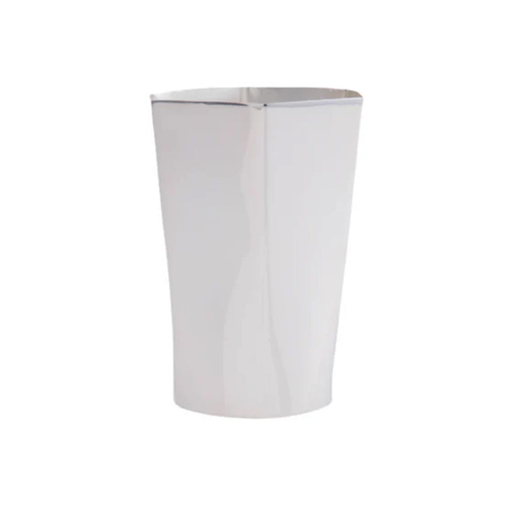 Hexagon Silver-Plated Tall Tumbler