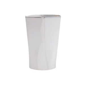 Hexagon Silver-Plated Tall Tumbler
