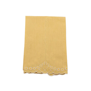 Daisy Guest Towel in Yellow