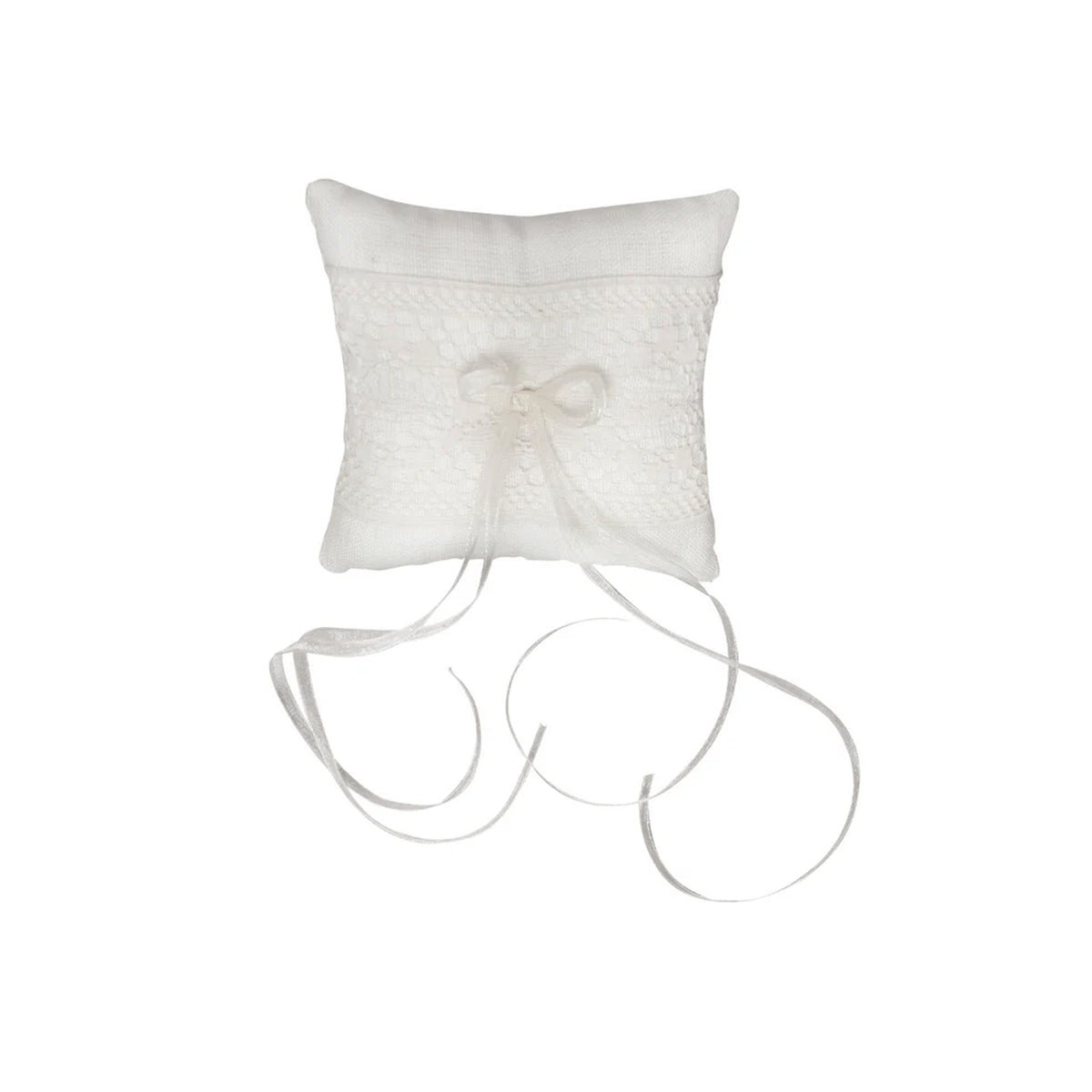 Ivory Lace Ring Pillow