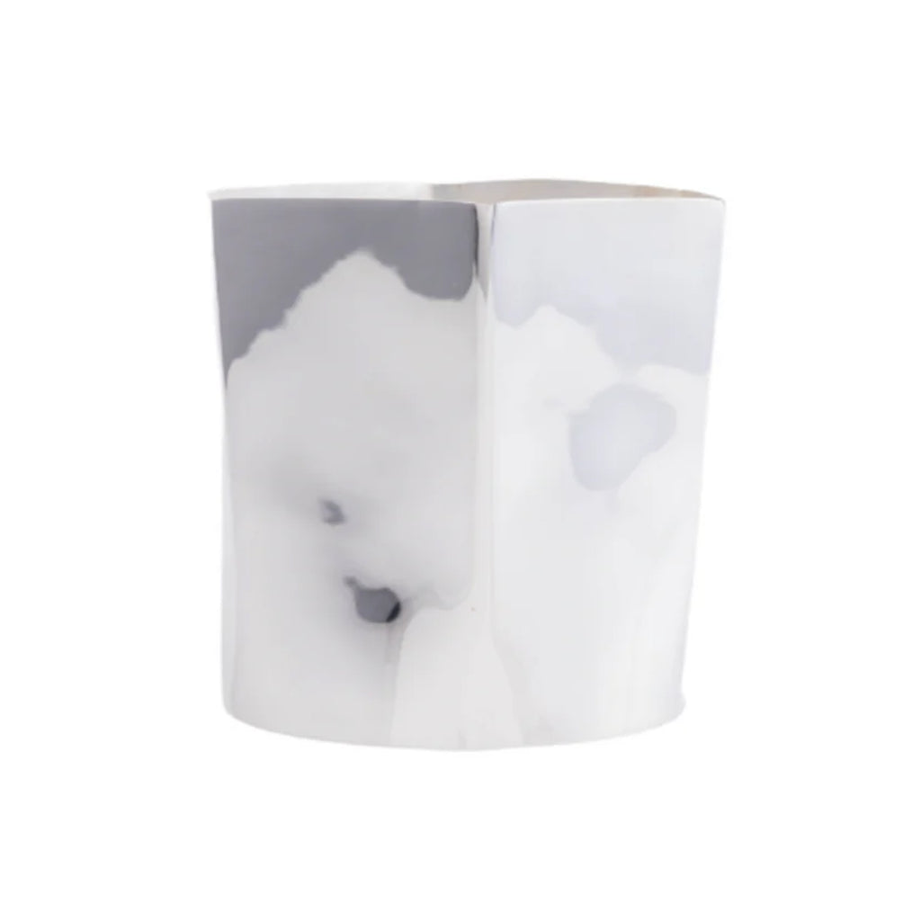 Hexagon Silver-Plated Ice Bucket
