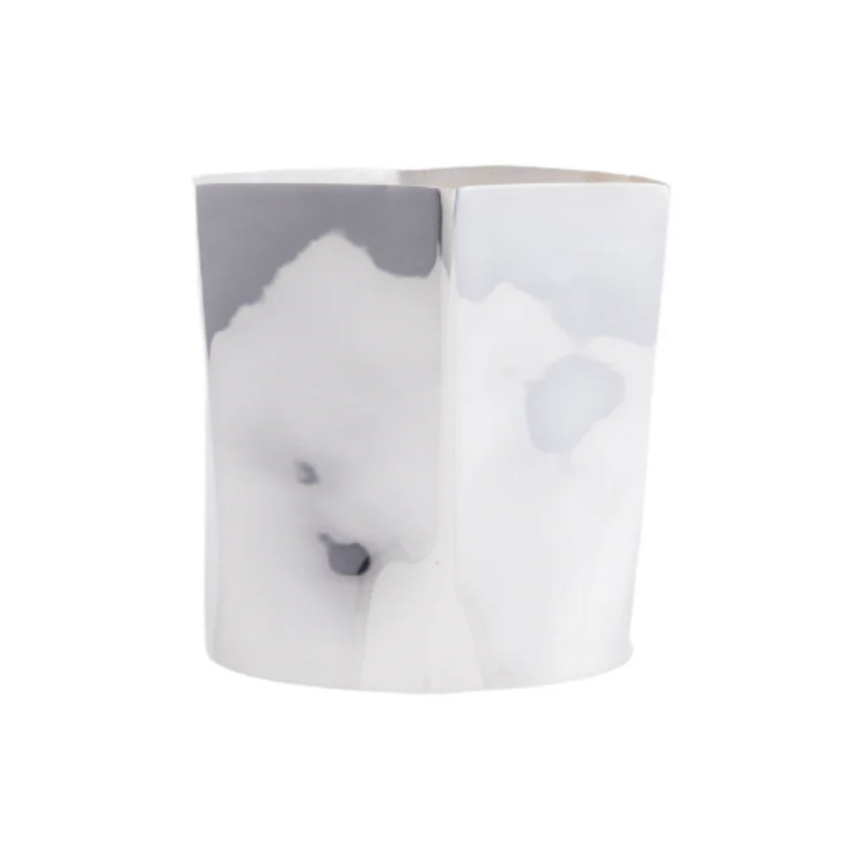 Hexagon Silver-Plated Ice Bucket
