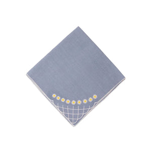 Daisy Dinner Napkin in Blue