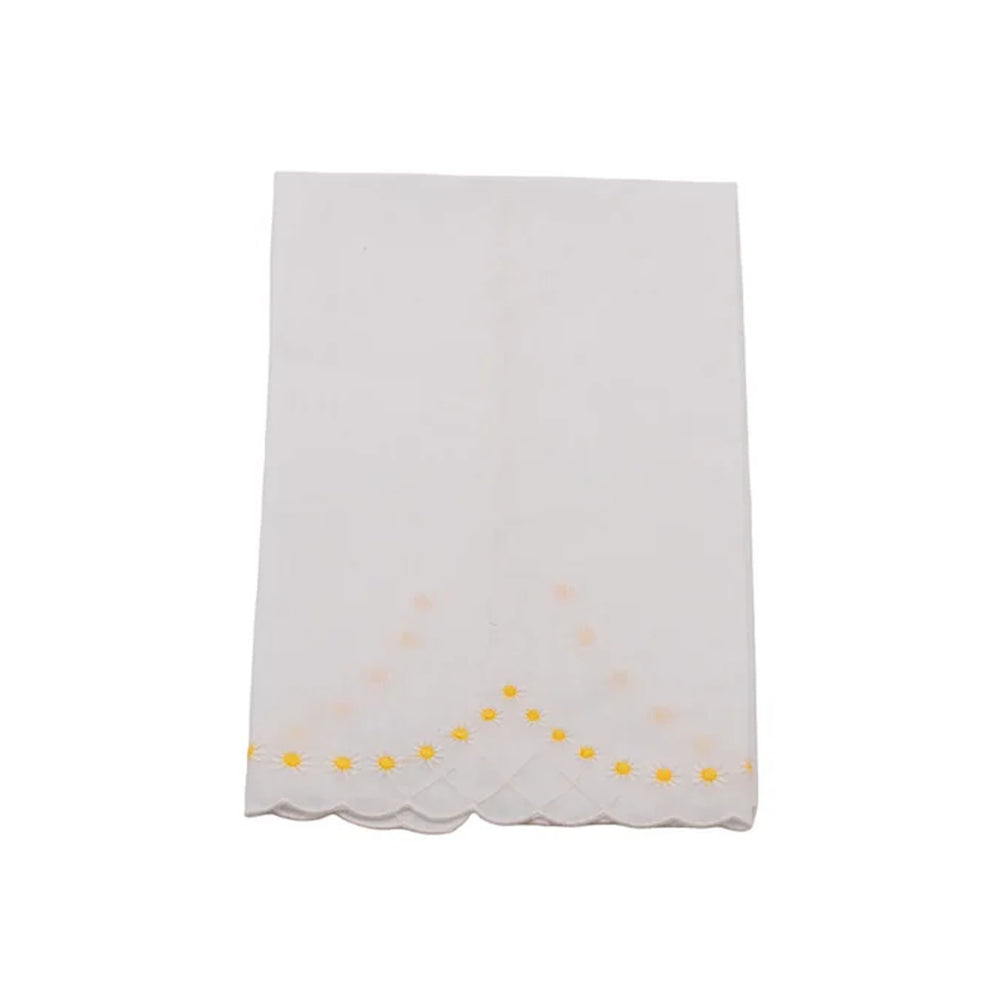 Daisy Guest Towel in White