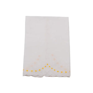 Daisy Guest Towel in White