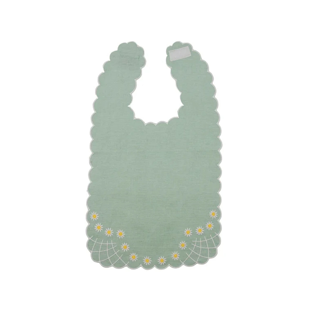 Daisy Bib in Celadon