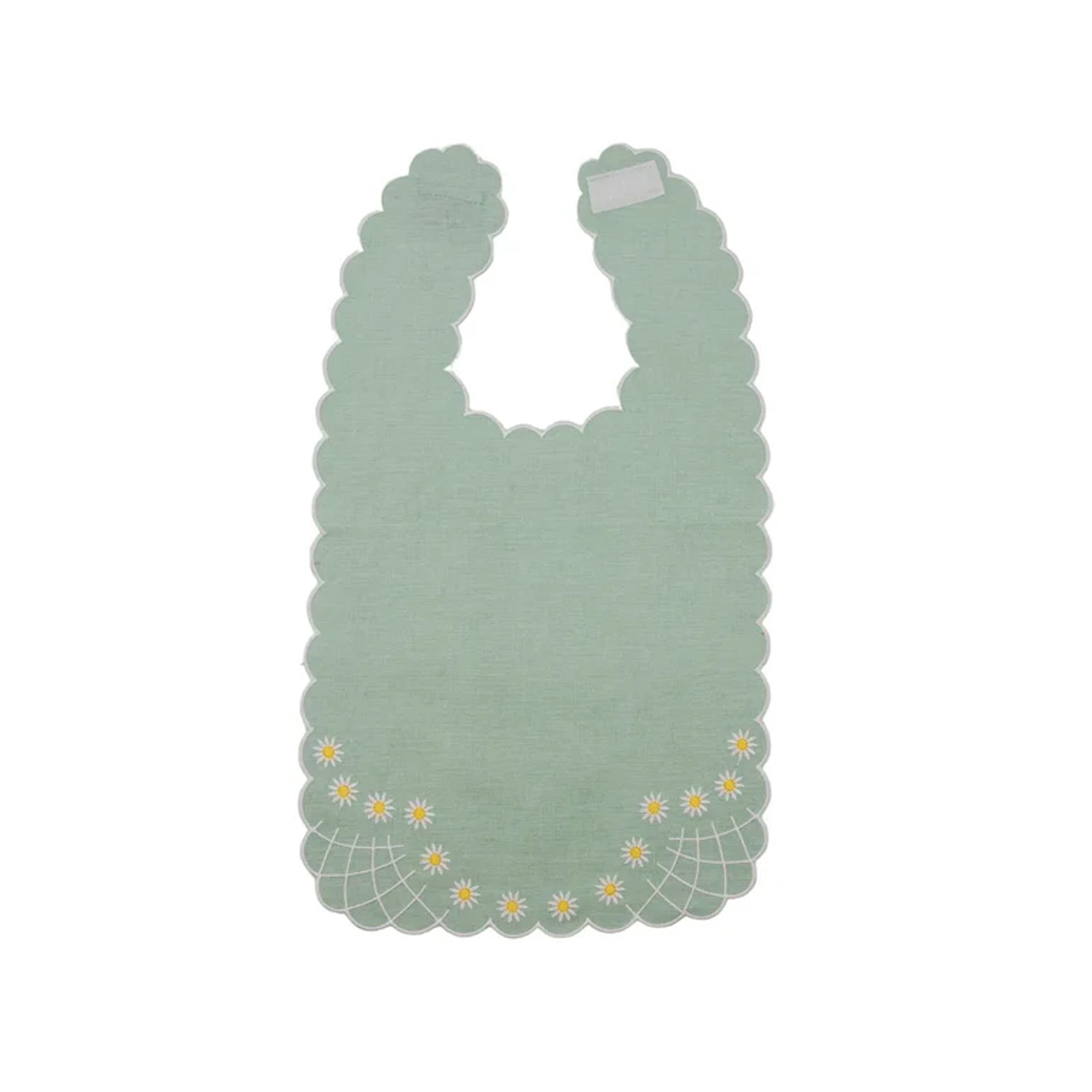 Daisy Bib in Celadon