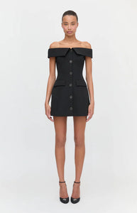 The Mattia Dress in Black