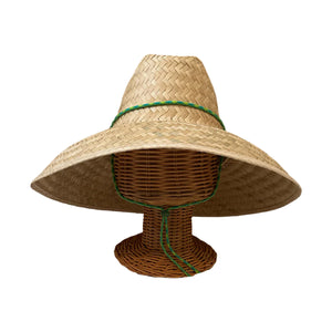 Begonia Sun Hat in Neon Green Lanyard with Jade Toggle