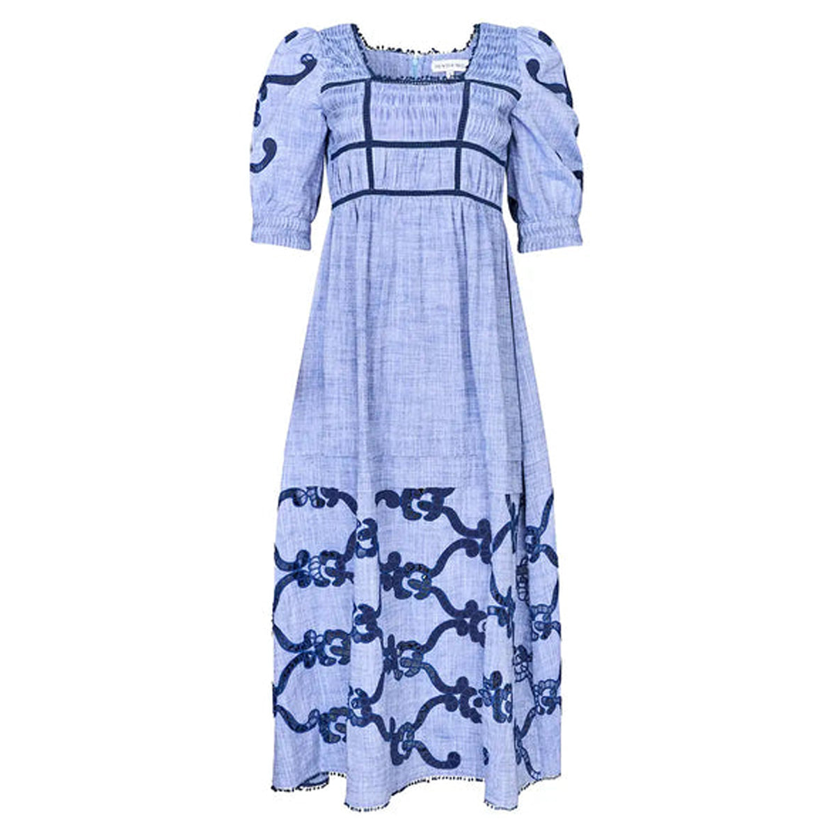 Rowe Dress in Seabank Chambray