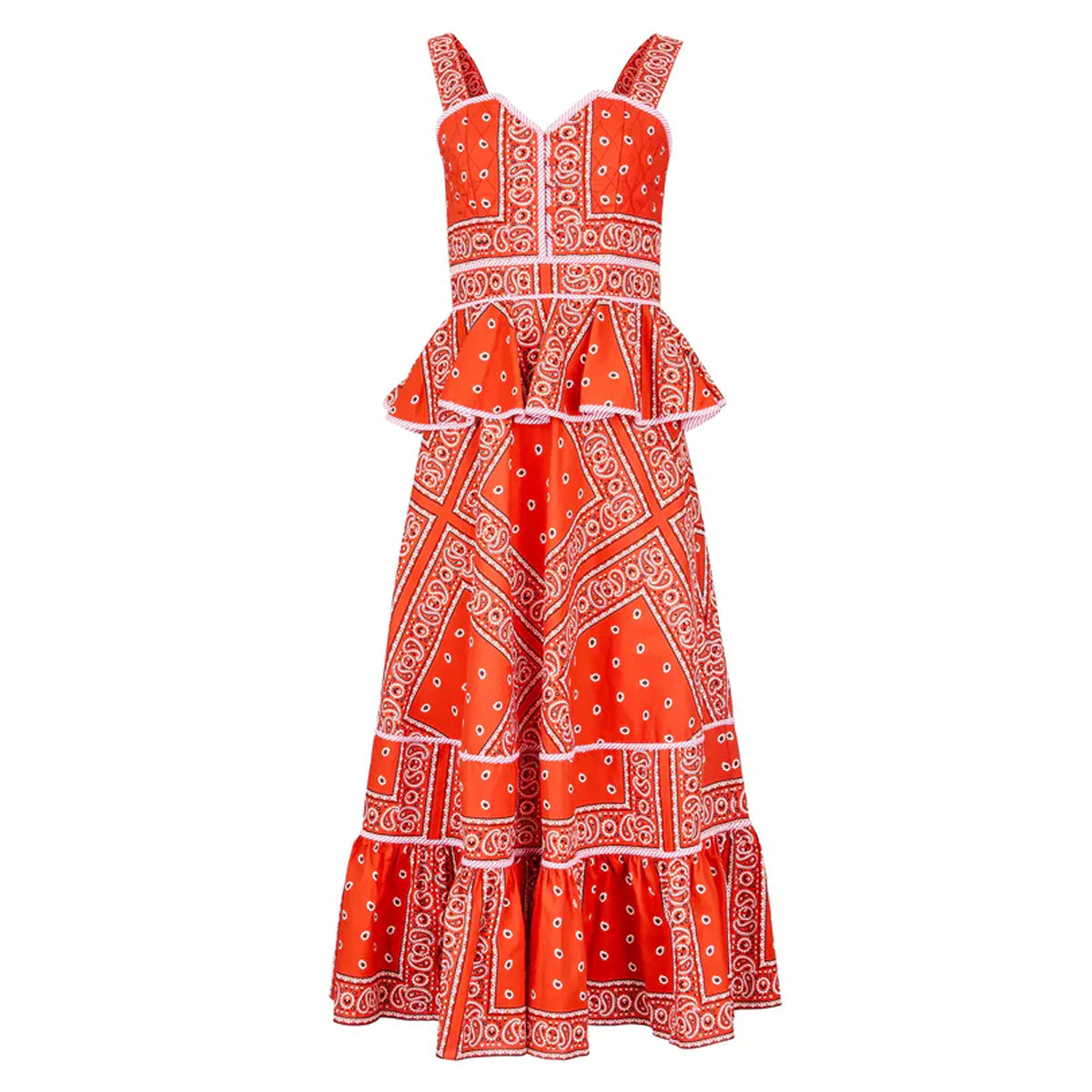 Lacey Dress in Aces Wild Red
