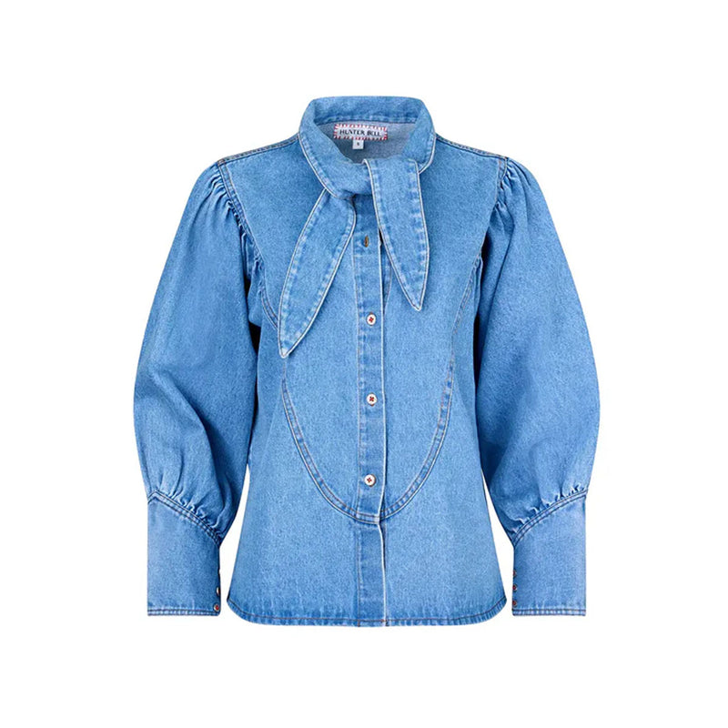 Odessa Shirt in Vintage Denim