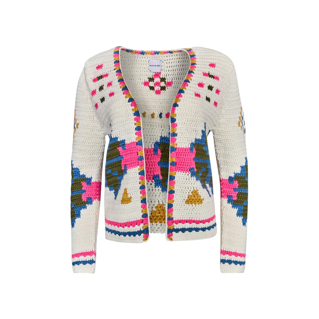 Callen Cardigan in Pink Multi