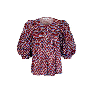 Daphne Top in Autumn Fleur Fig