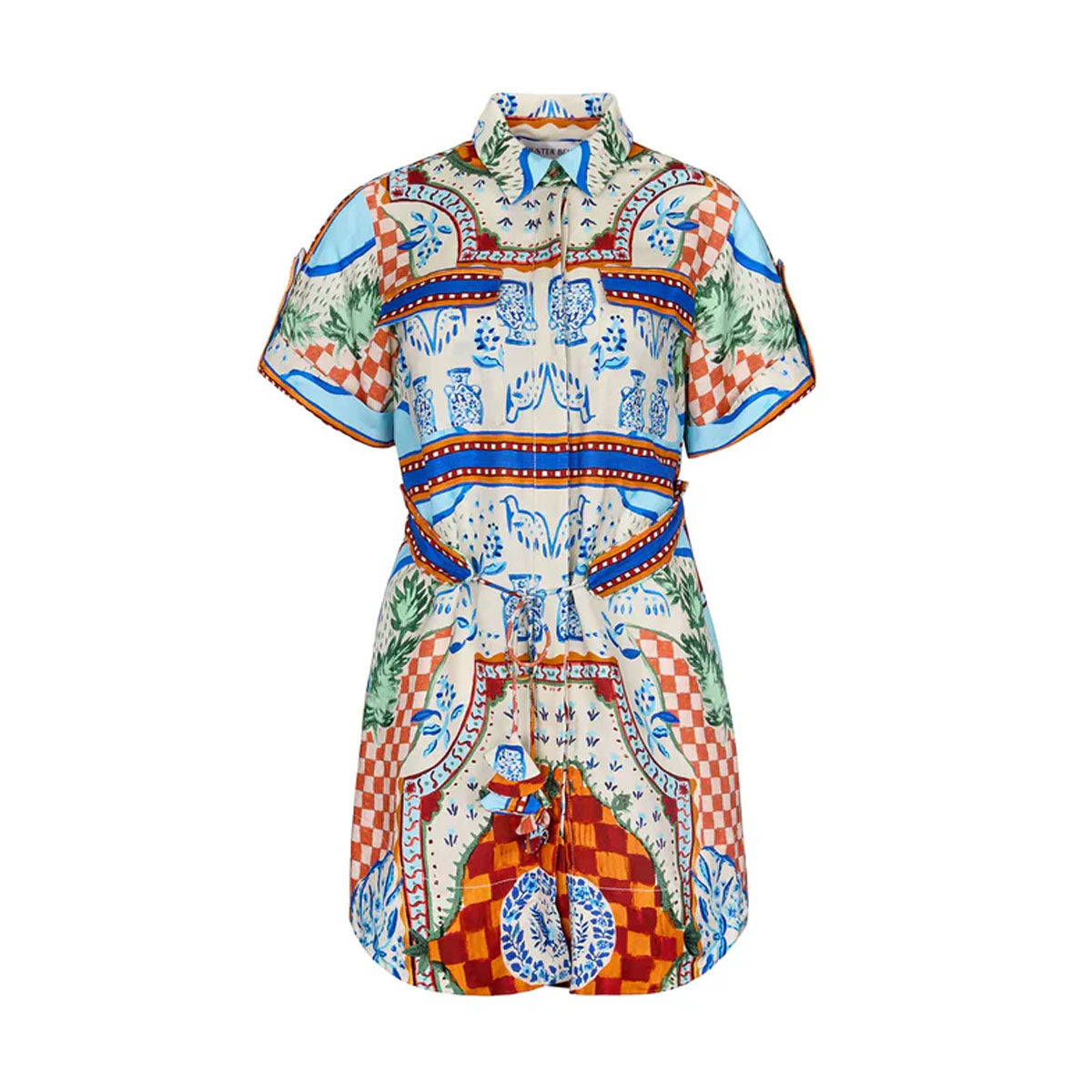Nicole Dress in Sundance Tile
