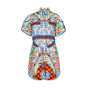 Nicole Dress in Sundance Tile