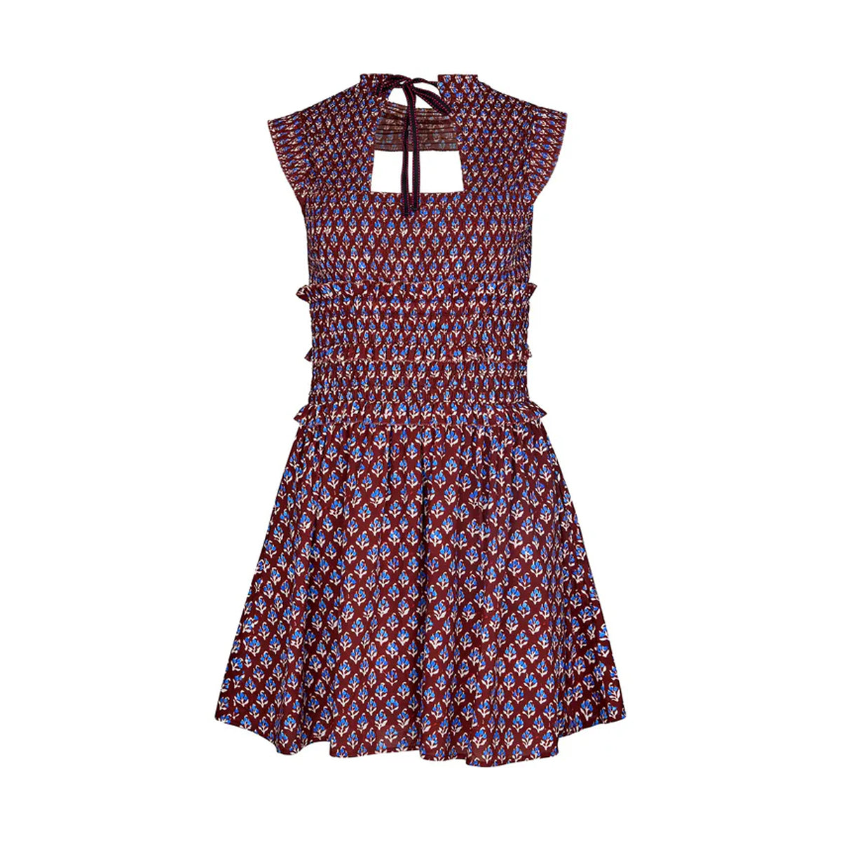 Gweneth Dress in Autumn Fleur Fig