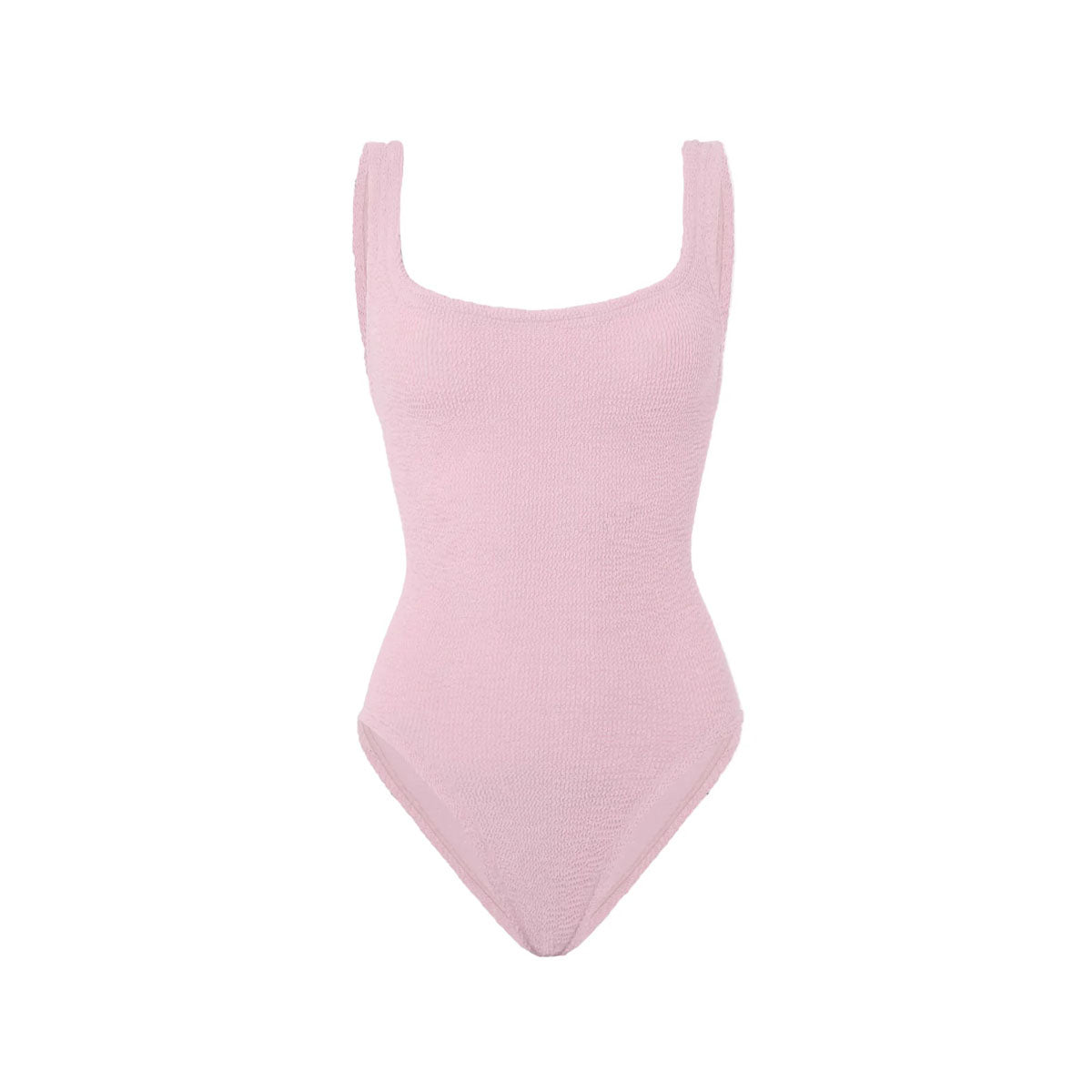 Square Neck One-Piece in Ballet Pink