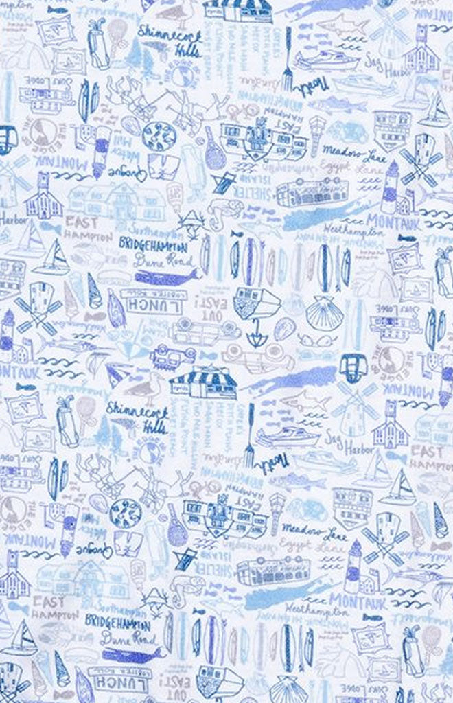 Hamptons Beach Day Blue swatch
