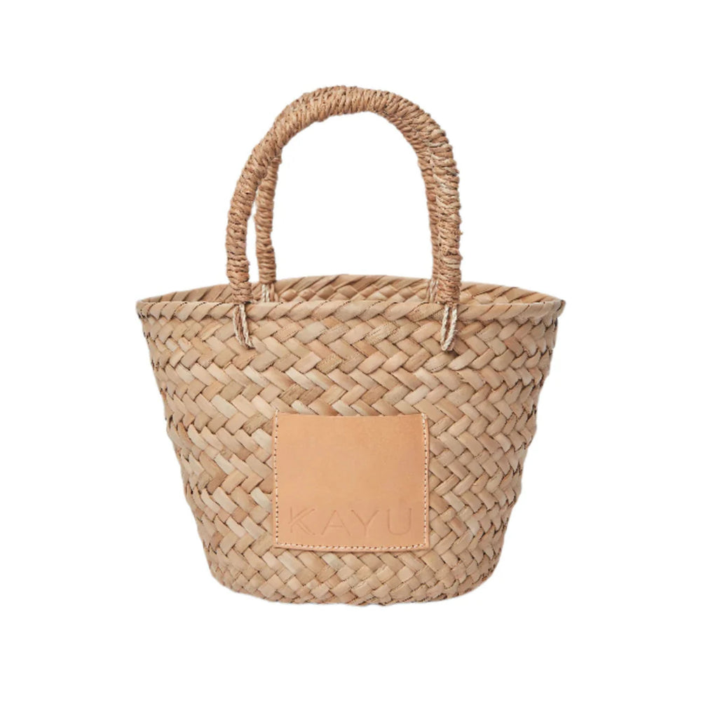 Mini Francisca Straw Tote in Natural