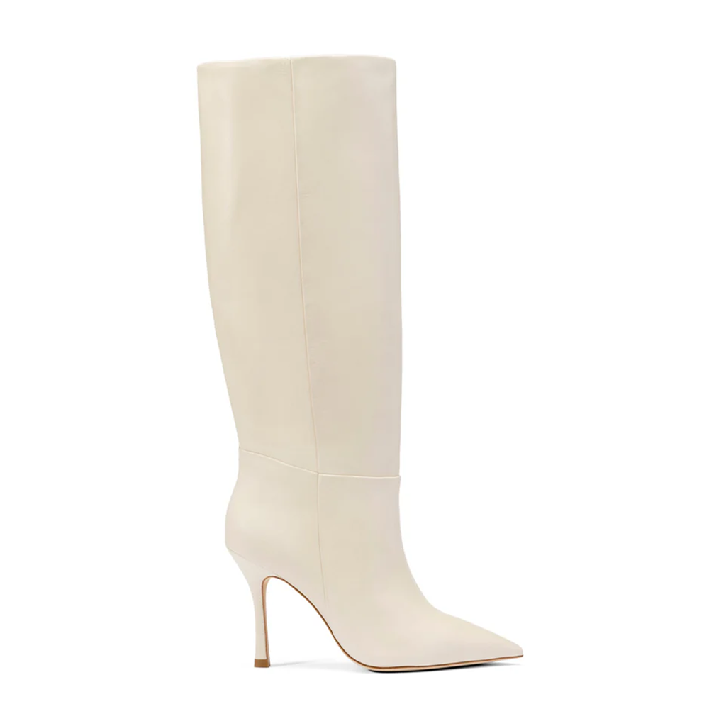 Kate Boot In Ivory Leather