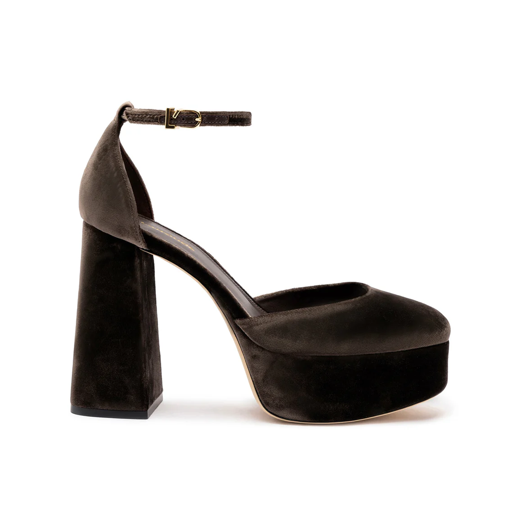 Ari Pump In Expresso Velvet