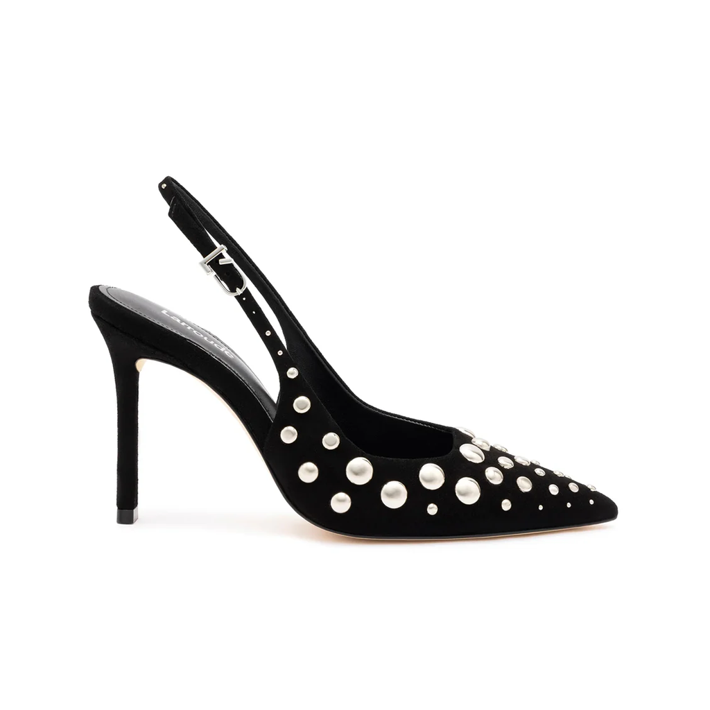 Kaitlan Studs Pump In Black Suede