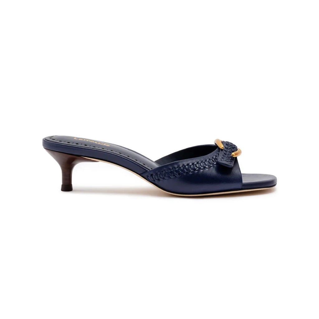 Verona Mule in Navy Leather