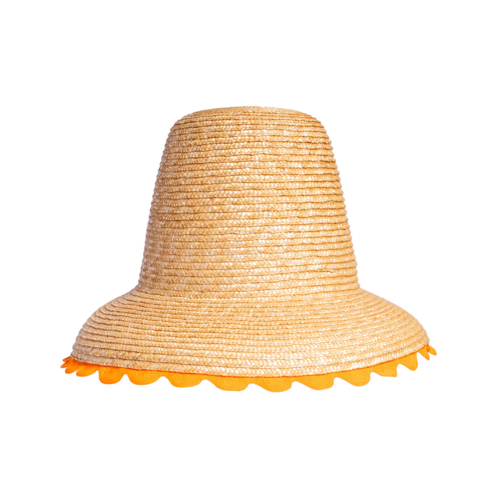 Wavy Hat in Tangerine