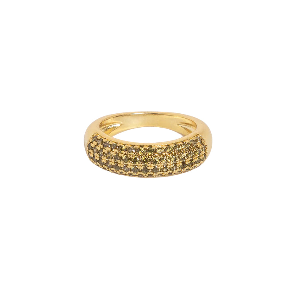 Veyra Ring in Olivine