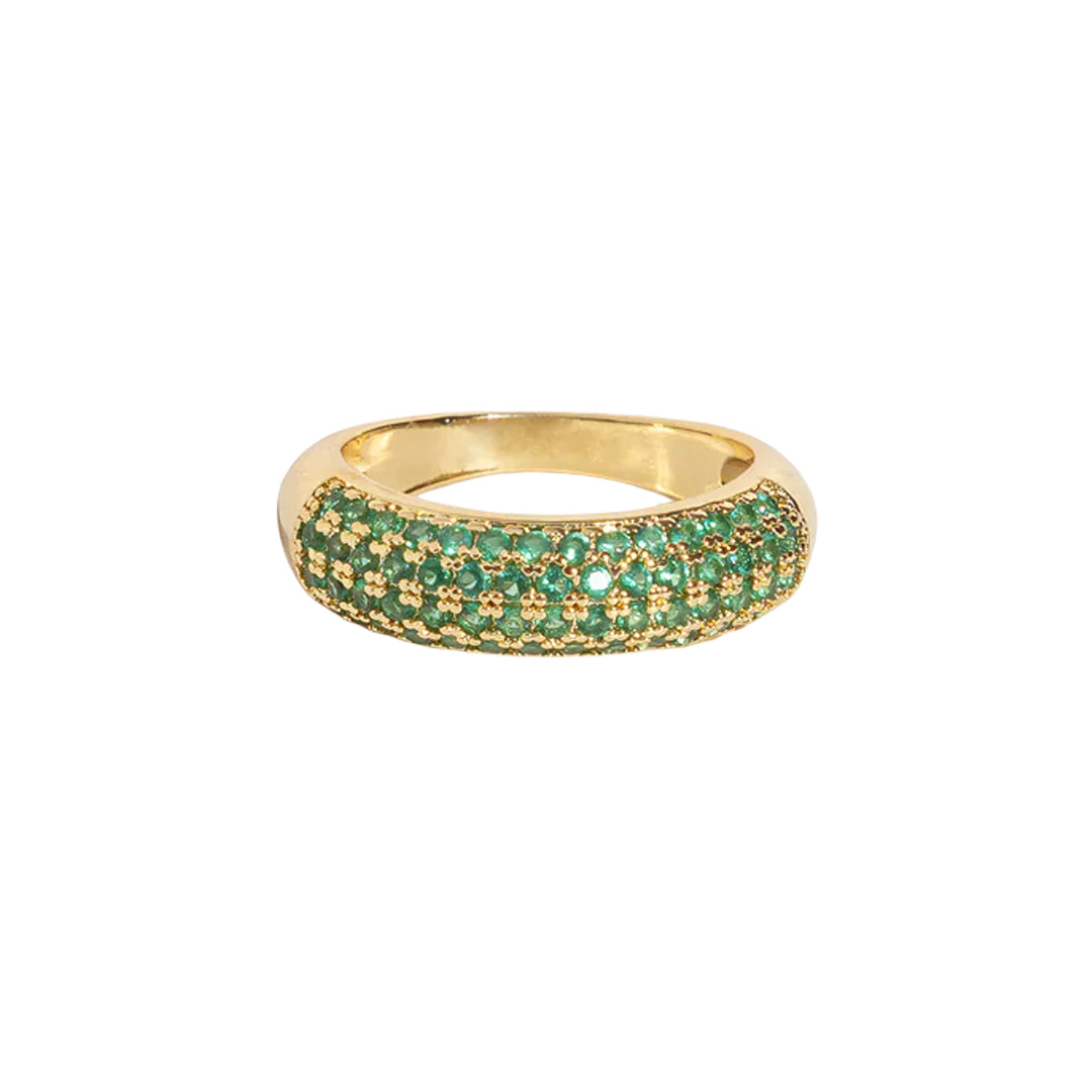 Veyra Ring in Emerald