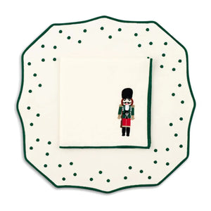 Clara Placemat and Napkin Set in Off White