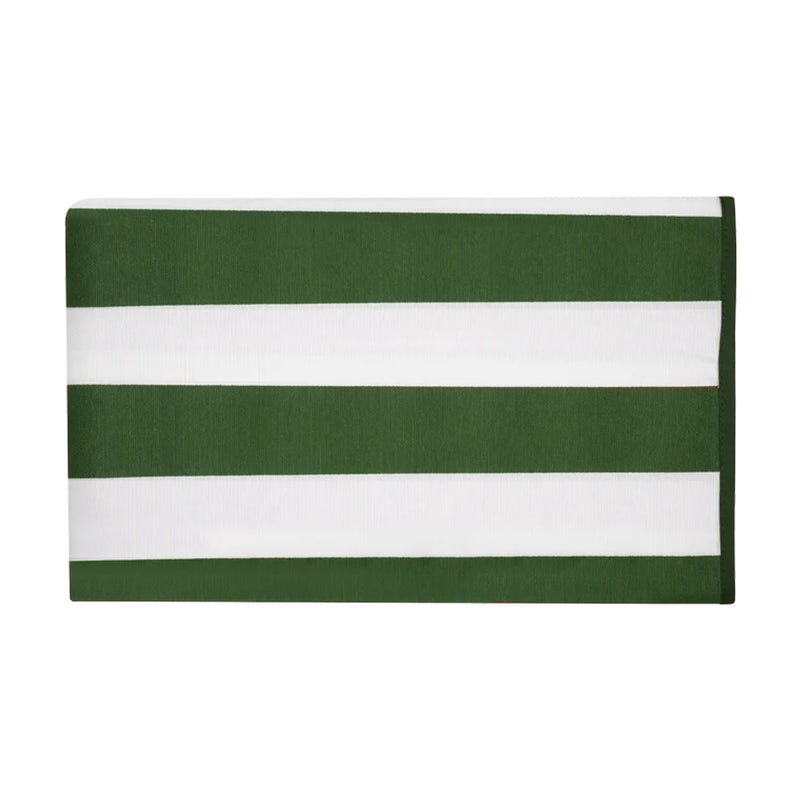 Zoe Tablecloth in Green Large Stripe