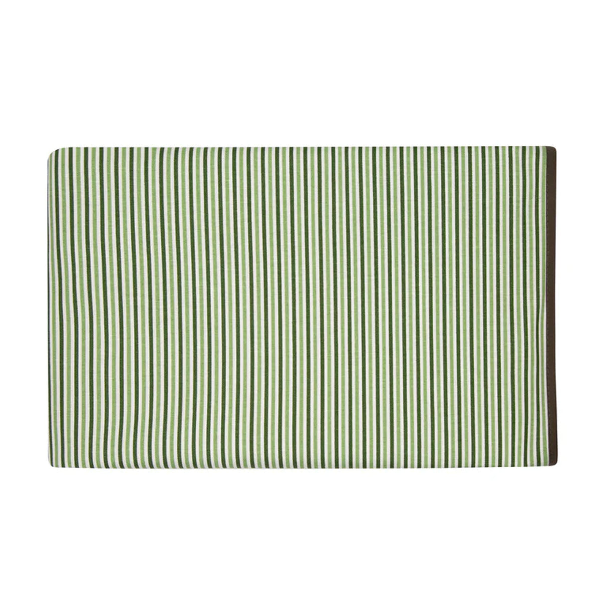 Katie Tablecloth in Green Skinny Stripe