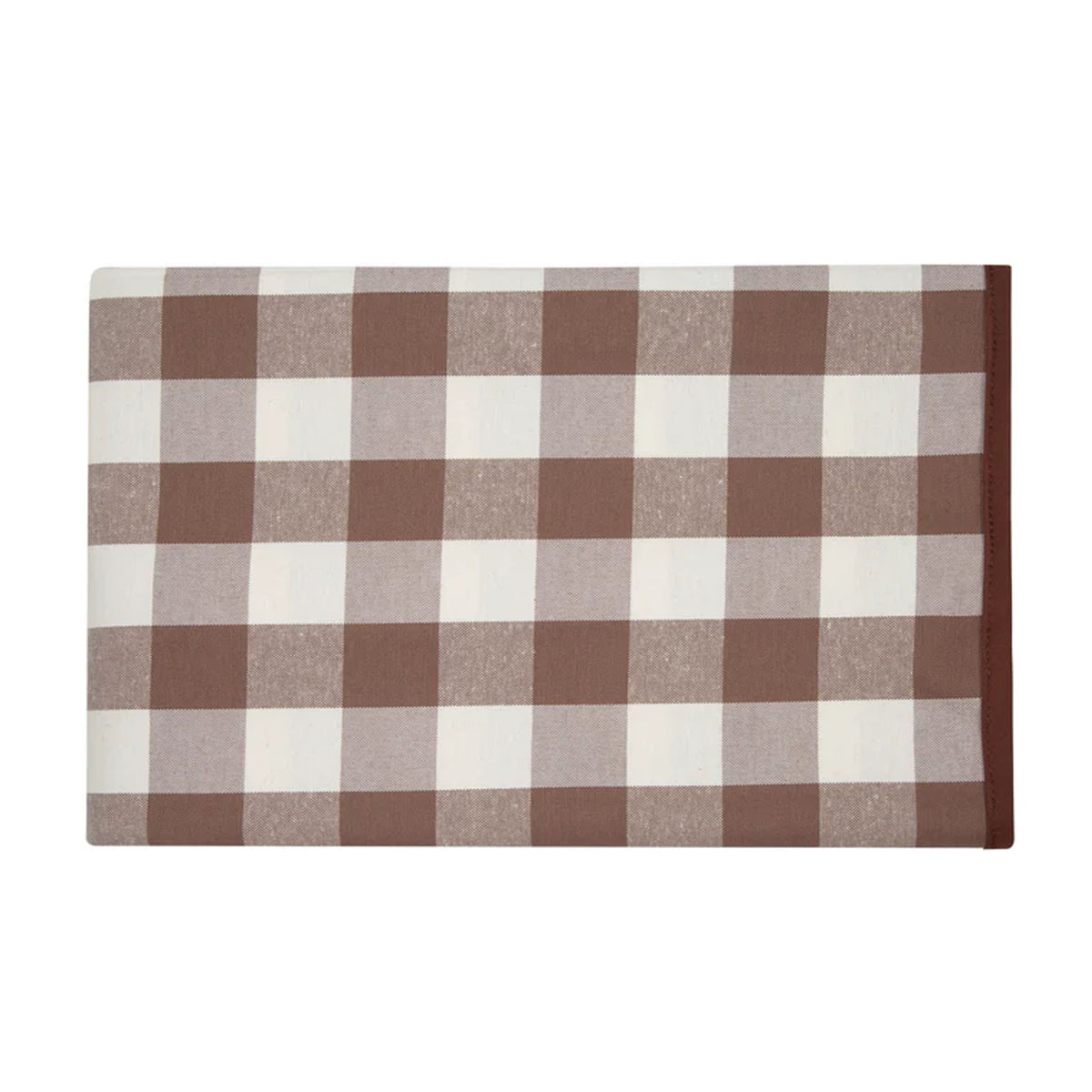 Simone Tablecloth in Brown Gingham
