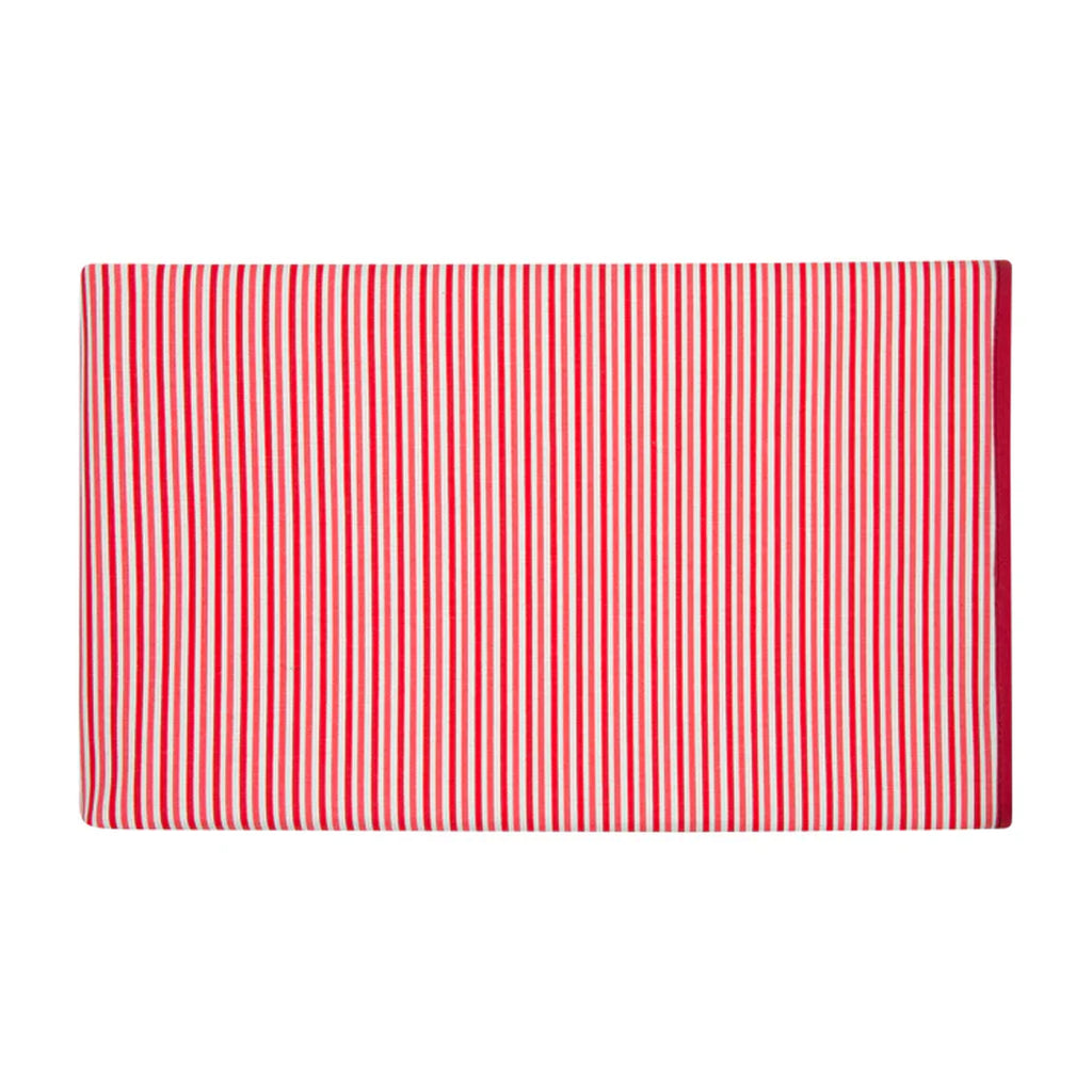 Jackie Tablecloth in Red Skinny Stripe