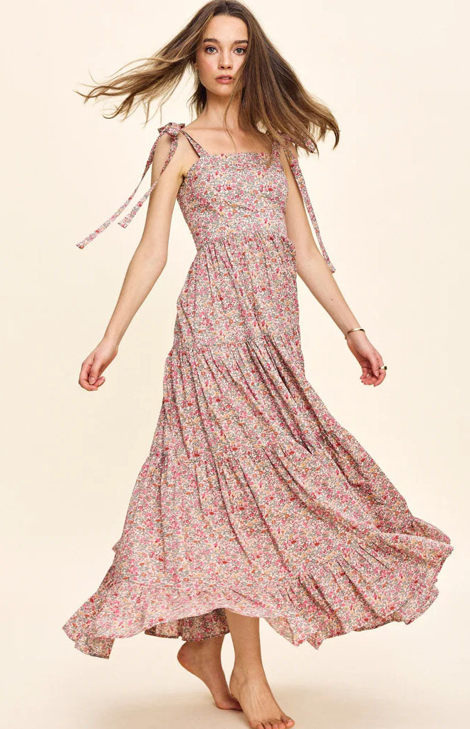 Anna Dress in Rose Liberty Floral