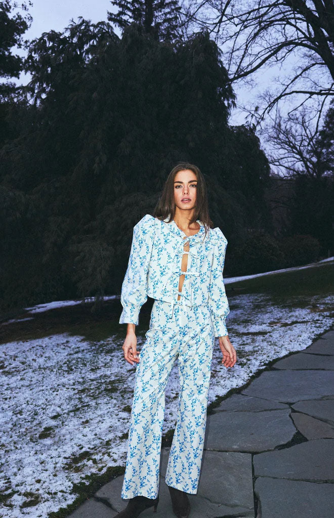 Libby Pant in Floral Toile