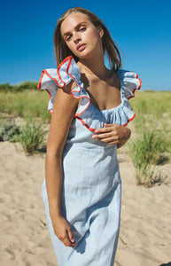 Parker Dress in Light Blue